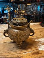 Exclusieve Chinese Bronzen Wierookbrander, Antiek en Kunst, Antiek | Koper en Brons, Ophalen, Brons