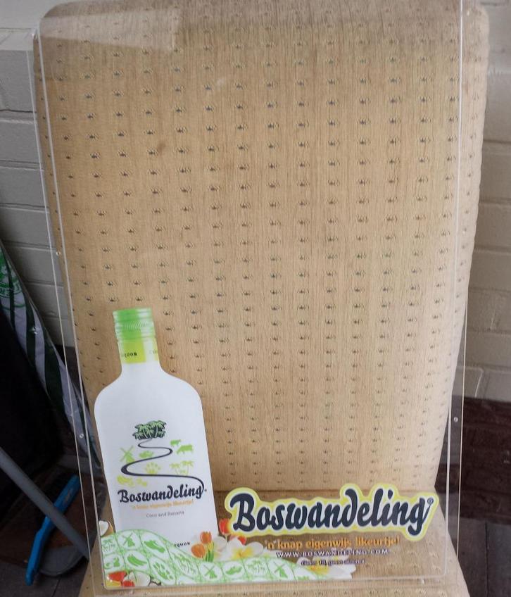 Boswandeling reclamebord schrijfbord, Verzamelen, Merken en Reclamevoorwerpen, Gebruikt, Reclamebord, Ophalen of Verzenden