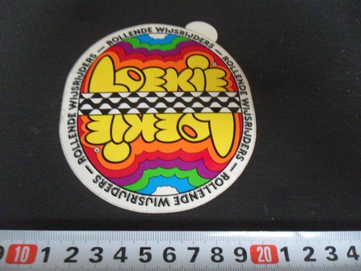 sticker fiets de rollende wijsrijders LOEKIE, Verzamelen, Stickers, Zo goed als nieuw, Ophalen