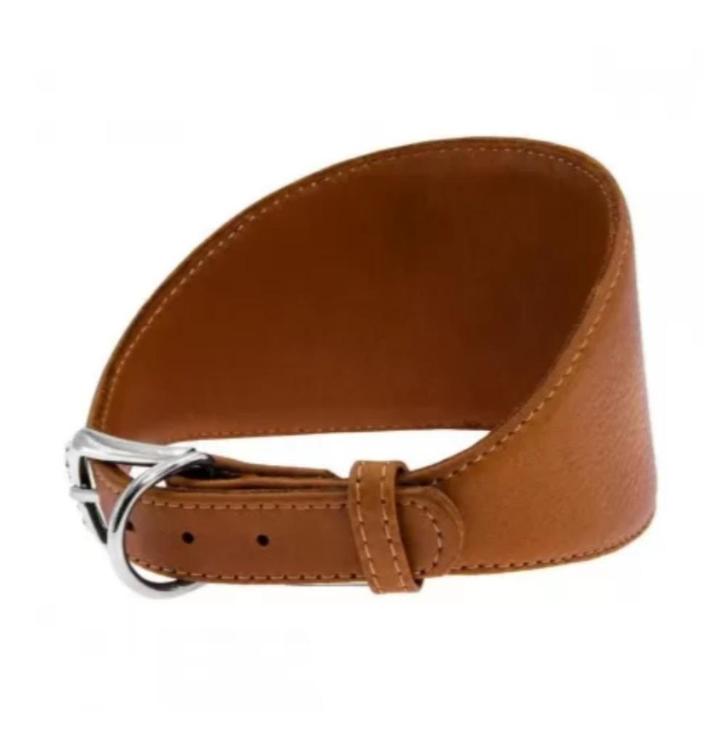 WAUDOG Soft Halsband Windhond Bruin Nek 26-32 cm KOOPJE!!!, Dieren en Toebehoren, Hondenhalsbanden en Penningen, Nieuw, Handgemaakt