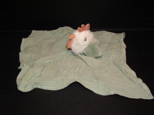 LITTLE DUTCH VOGEL KIP LITTLE FARM KNUFFELDOEKJE KATOEN GROE, Kinderen en Baby's, Speelgoed | Knuffels en Pluche, Nieuw, Overige typen