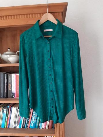 Mooie Studio Anneloes travel blouse groen/zwart, mt L beschikbaar voor biedingen