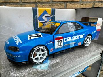 NISSAN SKYLINE "CALSONIC" GTR (R34) 2000 SOLIDO 1:18 NIEUW beschikbaar voor biedingen