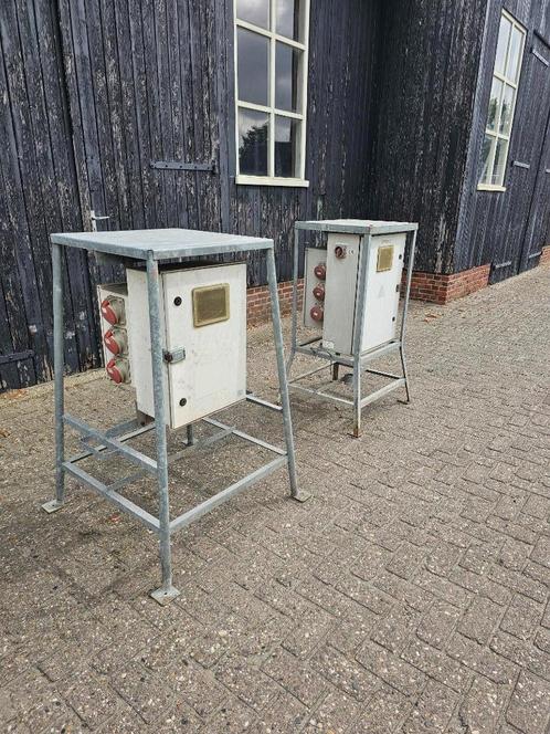 Bouwstroomkast, stroomkast meterkast bouwmeterkast, Doe-het-zelf en Verbouw, Elektra en Kabels, Gebruikt, Overige typen, Ophalen