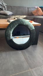 Spiegel olijfgroen 50cm als nieuw stof, Ophalen, Zo goed als nieuw, Rechthoekig, Minder dan 100 cm