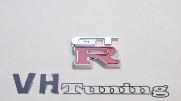 Nissan GTR 3D logo zelfklevend 6 cm metaal zwart of rood beschikbaar voor biedingen