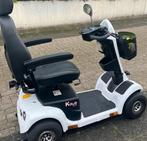 Scootmobiel Mobilea comfortabele 4 wiel wit met zwart., Zo goed als nieuw, 46 km of meer, 11 t/m 15 km/u, Ophalen