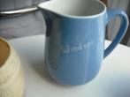 Blauwgrijs Melkkannetje (Windsor)+ 2 Honningpotjes (Engels),, Overige typen, Gebruikt, Ophalen of Verzenden