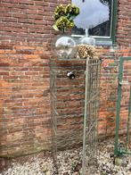 smeedijzeren wijnkast met deur, Ophalen, Gebruikt, 25 flessen of meer, Metaal