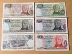 Argentinie 6 x biljetten UNC, Ophalen of Verzenden, Zuid-Amerika, Setje