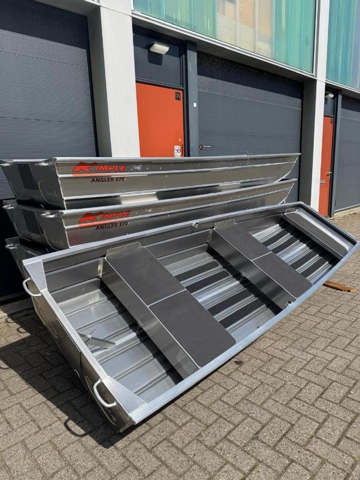 DEALERS GEZOCHT!!! Kimple angler 370 aluminium platbodem, Watersport en Boten, Sloepen, Nieuw, Tot 10 pk, 3 tot 6 meter, Geen motor