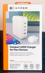 HyperJuice 145W USB-A/C Charger, 4 Ports, White, Ophalen, Nieuw, Hyper
