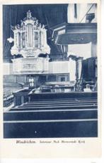 WOUDRICHEM,- Interieur Ned. Hervormde Kerk. 13-11, Ophalen of Verzenden, 1920 tot 1940, Gelopen, Noord-Brabant