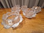 6X Vintage Holmegaard design waxinelichten, Antiek en Kunst, Antiek | Glas en Kristal, Ophalen of Verzenden