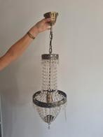Kroonluchter Hanglamp met Plastic Kristallen, Ophalen, Gebruikt, Metaal, Kroonluchter idee