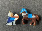 Houten speelgoed ridder en paard, Kinderen en Baby's, Speelgoed | Houten speelgoed, Ophalen of Verzenden, Zo goed als nieuw