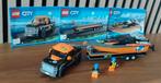 Lego boottrailer 60085, Kinderen en Baby's, Speelgoed | Duplo en Lego, Ophalen of Verzenden, Gebruikt, Complete set, Lego