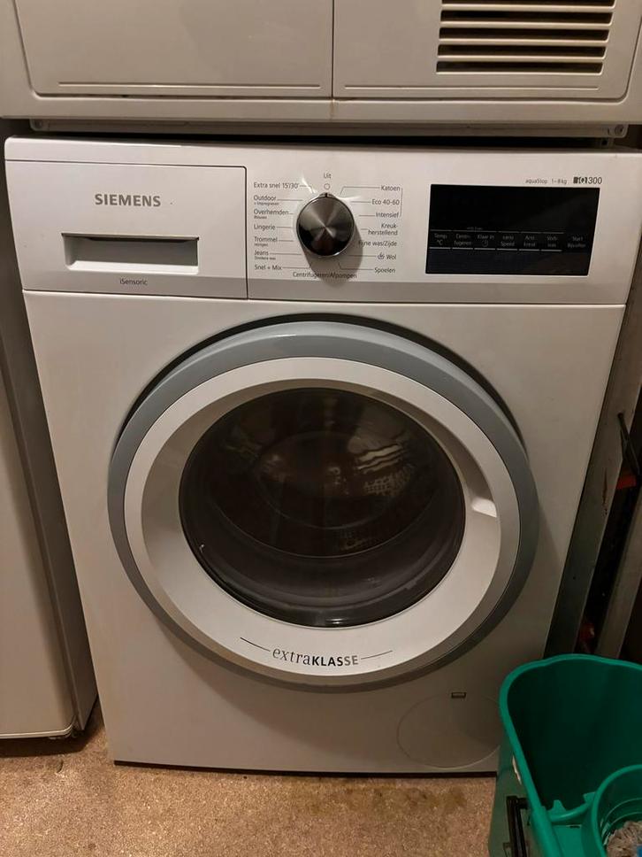 Siemens IQ300 Wasmachine - zeer weinig gebruikt, Witgoed en Apparatuur, Wasmachines, Gebruikt, Voorlader, 6 tot 8 kg, 85 tot 90 cm