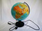 vintage scan globe aardglobe wereldbol met verlichting 1991, Ophalen of Verzenden, Verlicht