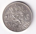 2 1/2 Gulden 1963 Zeer Fraai / Prachtig, Zilver, 2½ gulden, Koningin Juliana, Losse munt