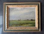 Gert Kemper - Klassiek Achterhoeks Landschap met Molen, Ophalen of Verzenden