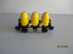 12v LEGO GELE 7730 Goederenwagon (2) in zeer goede staat!!!, Ophalen of Verzenden, Gebruikt, Complete set, Lego
