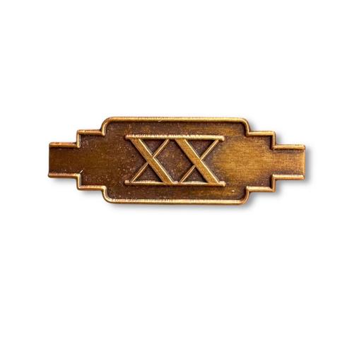 Nederlands Trouwe dienst gesp | XX 10 jaar trouwe dienst, Verzamelen, Militaria | Algemeen, Landmacht, Embleem of Badge, Nederland