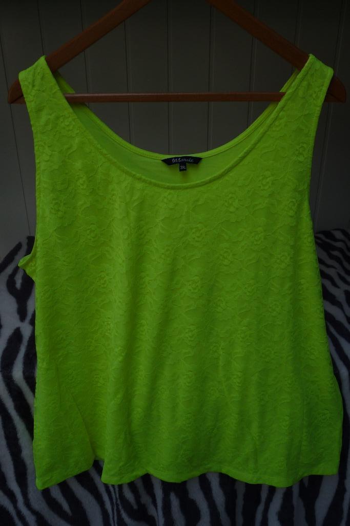 nieuw fluoricerend geel MS mode hempje mt XXXL, Kleding | Dames, Grote Maten, Nieuw, Shirt of Top, Geel, Ophalen of Verzenden