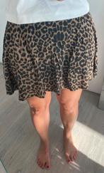 Leuke speelse rok met panterprint, Bruin, Ophalen of Verzenden, Zo goed als nieuw, Maat 34 (XS) of kleiner