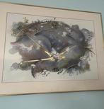 Twee schilderijen te koop, Antiek en Kunst, Kunst | Litho's en Zeefdrukken, Ophalen