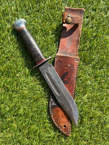 WO2 Amerikaans PAL RH-36 vechtmes dolk parkerized bajonet beschikbaar voor biedingen
