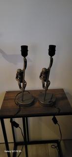 2 lampjes Aap, Huis en Inrichting, Lampen | Tafellampen, Ophalen, Zo goed als nieuw, Minder dan 50 cm