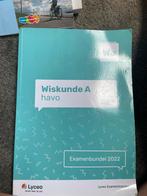Wiskunde A HAVO Examenbundel 2022, Ophalen, Zo goed als nieuw, HAVO, Wiskunde A