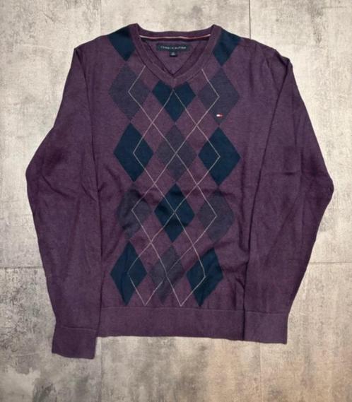 Old money style trui – Tommy Hilfiger – argyle – S – ongedra, Kleding | Heren, Truien en Vesten, Nieuw, Maat 46 (S) of kleiner