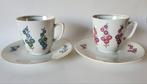Bijzonder vintage set kop en schotel uit voormalig DDR, Ophalen of Verzenden, Zo goed als nieuw, Overige stijlen, Kop(pen) en/of Schotel(s)