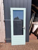 Achterdeur 82,5x211, Doe-het-zelf en Verbouw, Deurkozijn, Zo goed als nieuw, 150 tot 225 cm, Hout