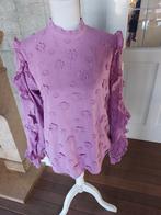 PRACHTIGE BLOUSE  FABIENNE CHAPOT ABSOLUTE NIEUWSTAAT 36/38, Kleding | Dames, Blouses en Tunieken, Paars, Ophalen of Verzenden