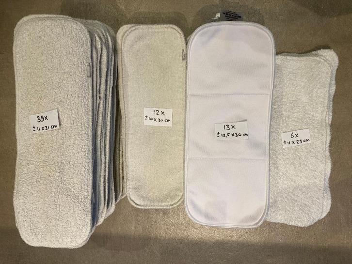 Wasbare luier inleggers, Kinderen en Baby's, Badjes en Verzorging, Overige typen, Ophalen of Verzenden