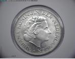 Juliana. Zilveren Gulden 1967 #1111-1, Postzegels en Munten, Munten | Nederland, Ophalen of Verzenden, Koningin Juliana, 1 gulden
