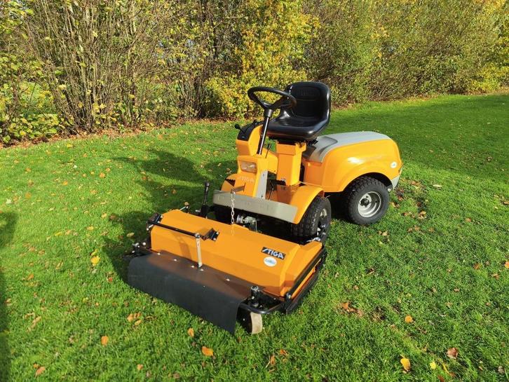 Stiga Park 4x4 Klepelmaaier, Tuin en Terras, Zitmaaiers, Gebruikt, 90 tot 120 cm, Elektrische starter, Mulchfunctie, Ophalen