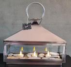 In zeer goede staat,Rocaflor roestvrij stalen windlicht, Ophalen, Zo goed als nieuw, Metaal, Kandelaar