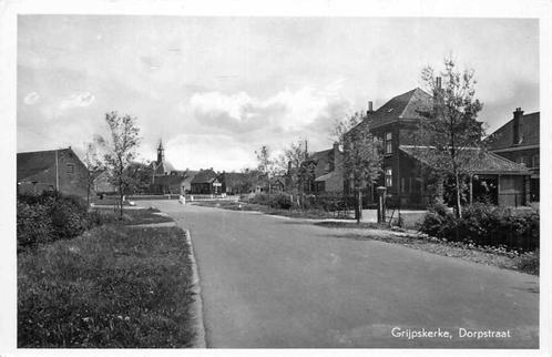 (380-756-025) Grijpskerke Dorpsstraat, Verzamelen, Ansichtkaarten | Nederland, Zeeland, Verzenden