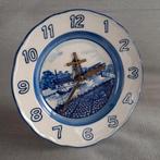 Staand klokje Delfts Blauw ø 14 cm. draaiende molen, Antiek en Kunst, Antiek | Klokken, Ophalen