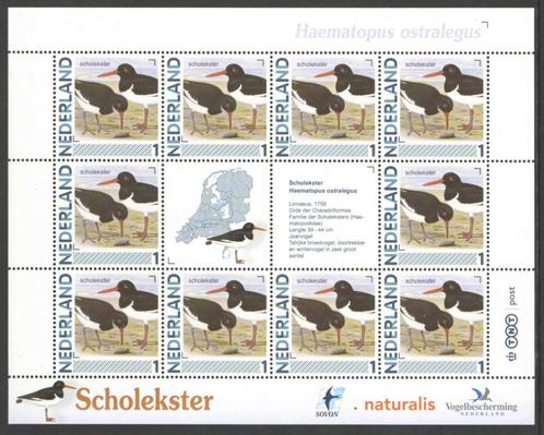 Postzegels Vogels in Nederland: Scholekster, Postzegels en Munten, Postzegels | Nederland, Postfris, Na 1940, Ophalen of Verzenden