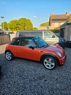 Mini cabrio, Zwart, Cabriolet, Leder en Stof, Handgeschakeld