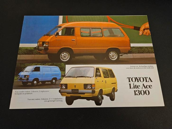 Brochure Toyota Lite Ace 1300, Boeken, Auto's | Folders en Tijdschriften, Ophalen of Verzenden