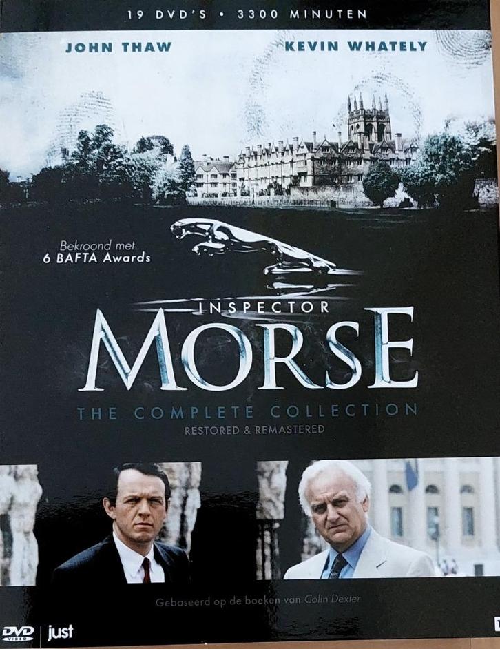 Inspector Morse the complete collection 19 DVD's, Cd's en Dvd's, Dvd's | Tv en Series, Zo goed als nieuw, Actie en Avontuur, Boxset