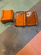 Tule du noir knikpan en geeone pan, Gebruikt, Ophalen of Verzenden, Minder dan 5 m², Dakpannen