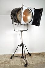 XXL vintage industriële theaterspot filmsopt spot vloerlamp, Huis en Inrichting, Lampen | Vloerlampen, Ophalen of Verzenden, Gebruikt