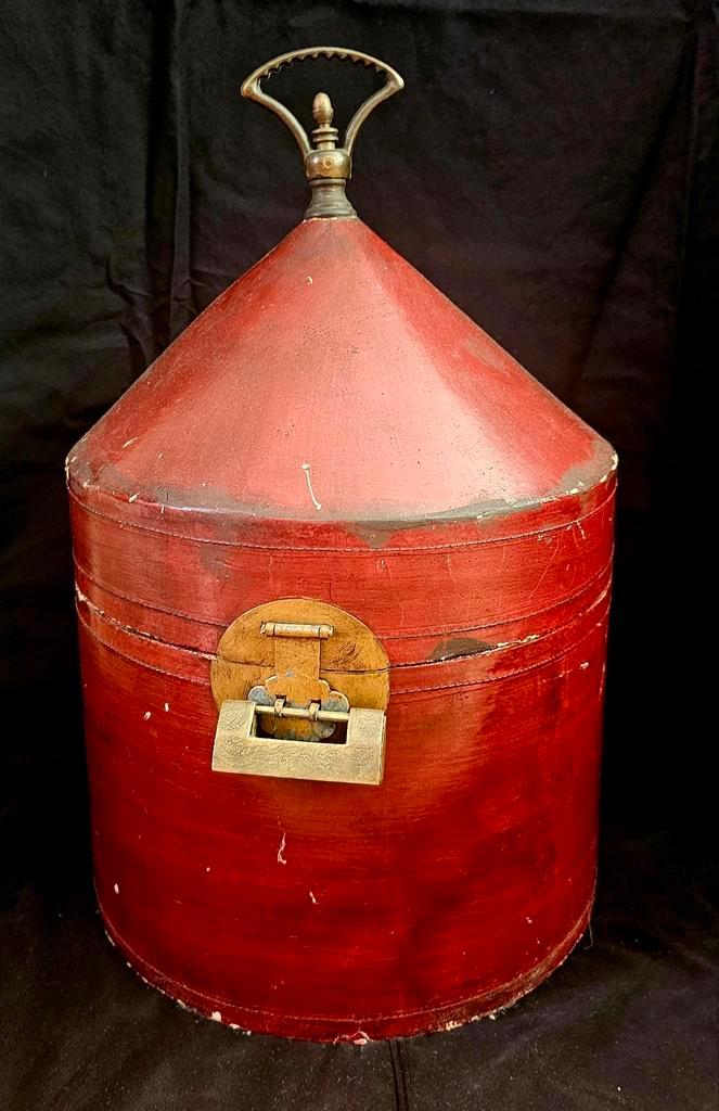 19e eeuwse hoedendoos bruidsdoos uit China, Antiek en Kunst, Kunst | Niet-Westerse kunst, Ophalen of Verzenden